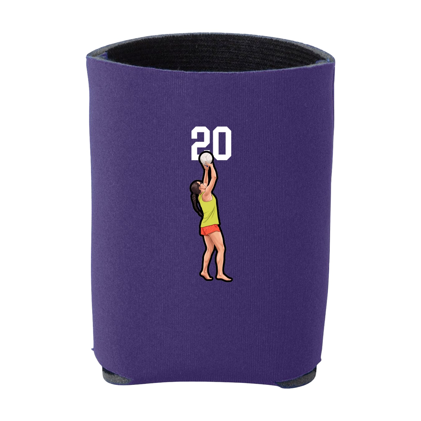 Can Holder — Number Top in Purple