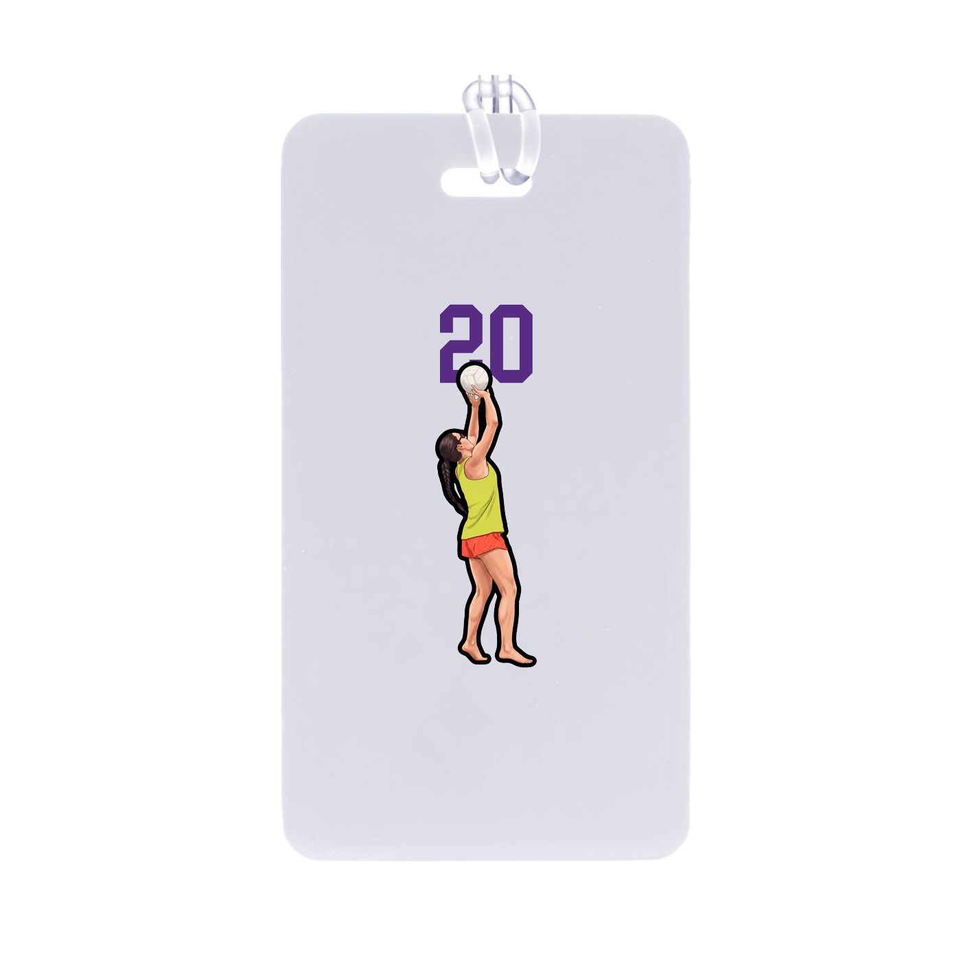 Bag Tag — Number Top in Classic