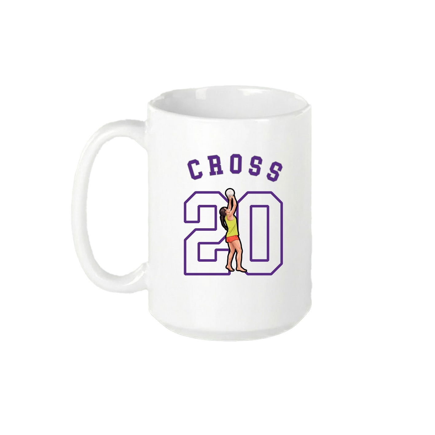 15oz Coffee Mug — Shirsey Arch in White