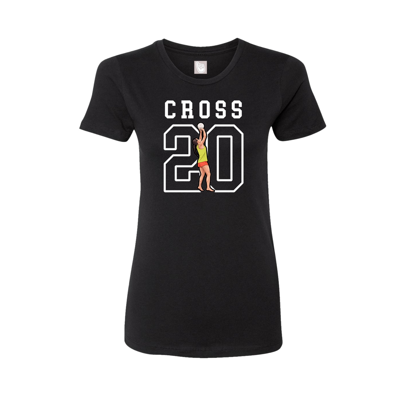 Fitted Women's Tee — Shirsey in Black