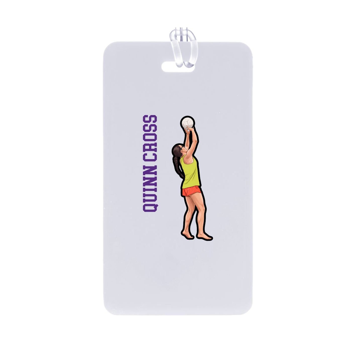 Bag Tag — Name Vertical in Classic