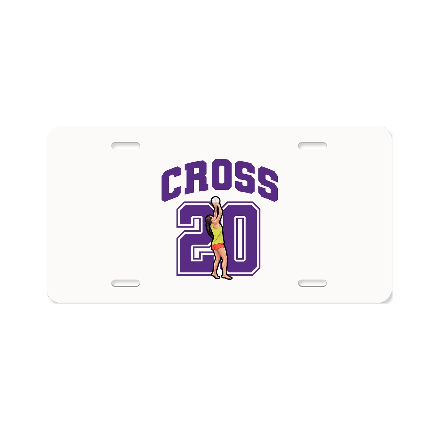 License Plate — Number in Classic