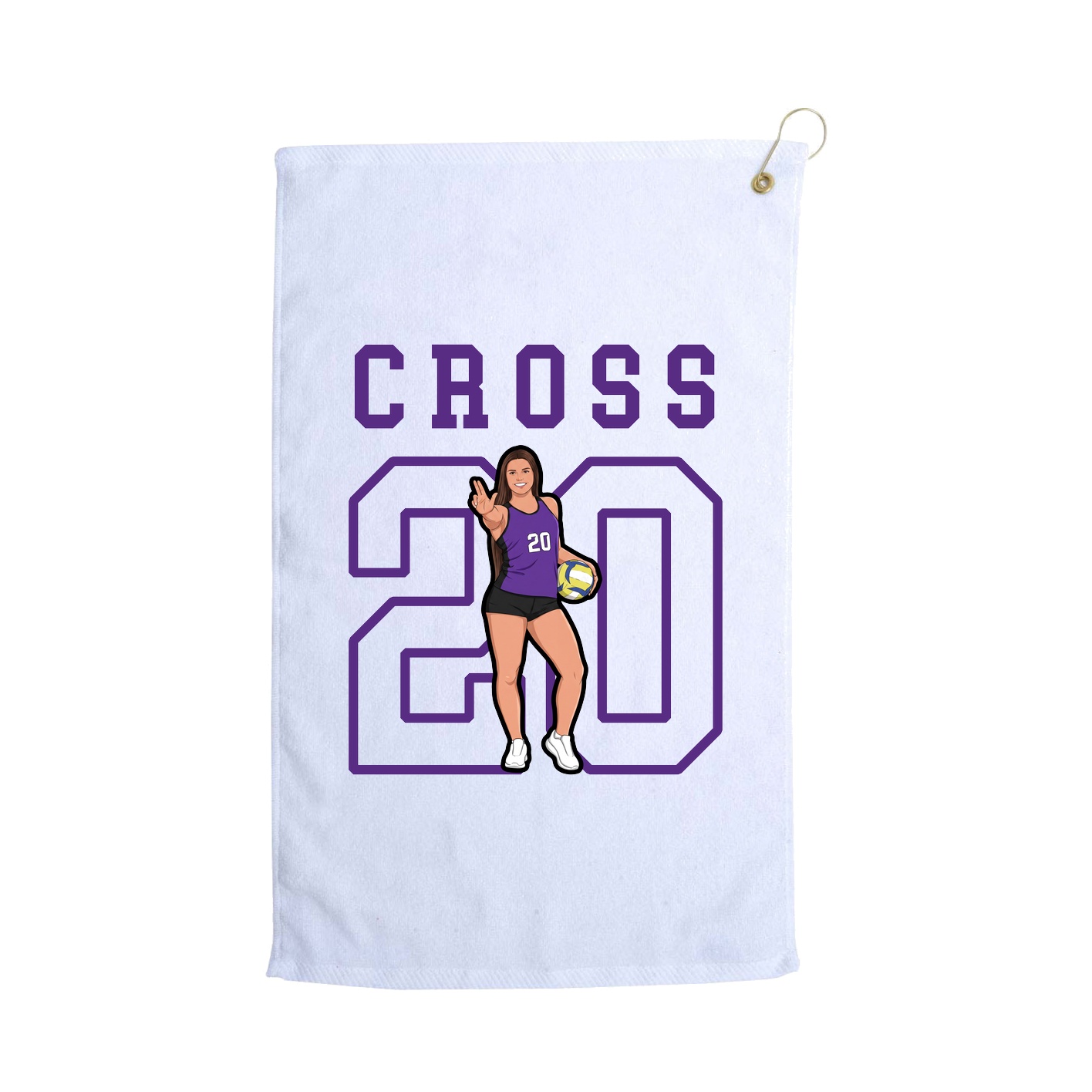 Golf Towel — Shirsey in White