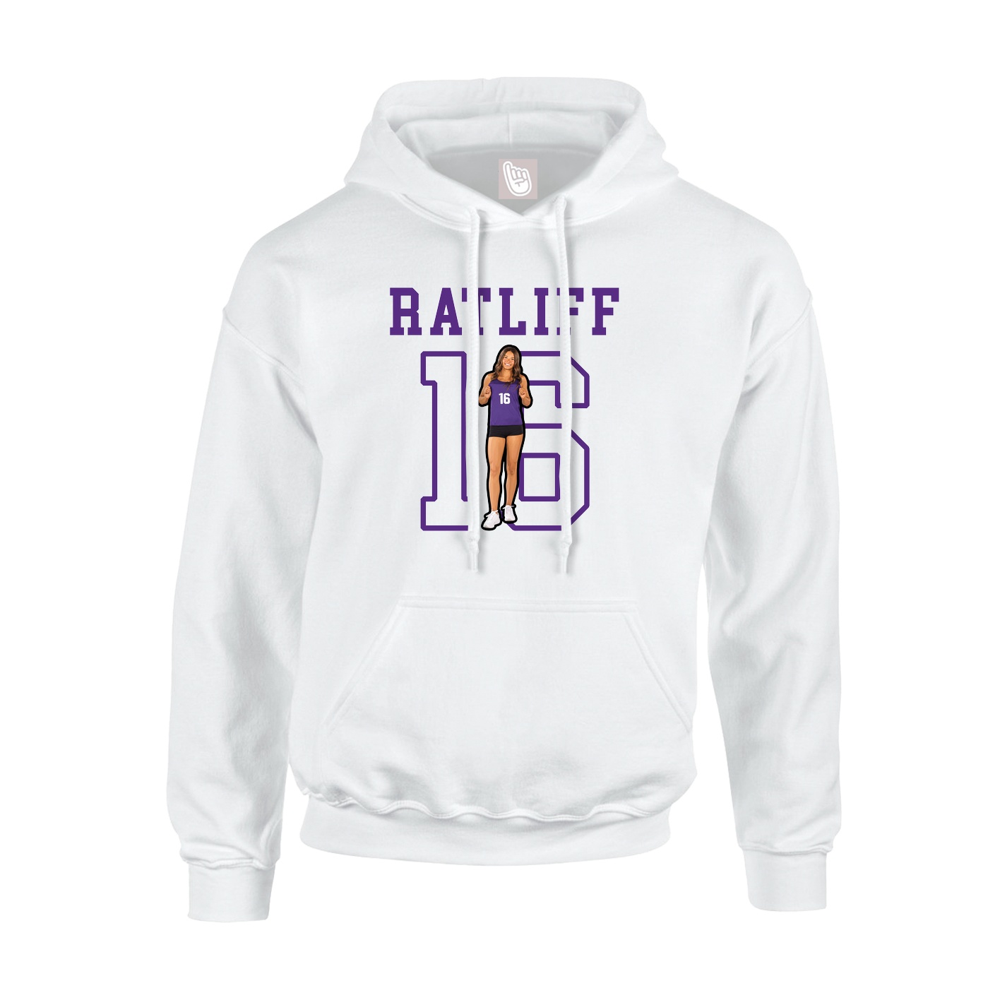Youth Hoodie — Shirsey in White
