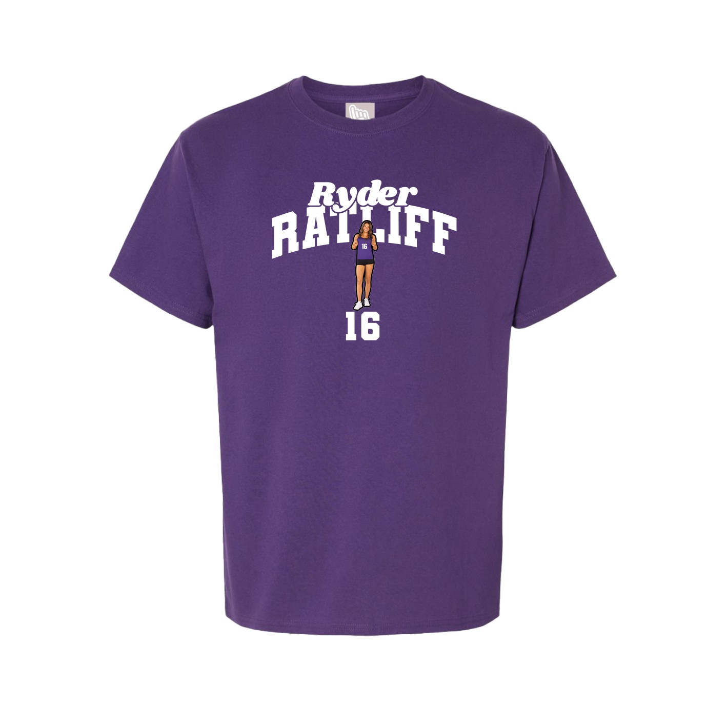 Tee — Signature Arch in Purple