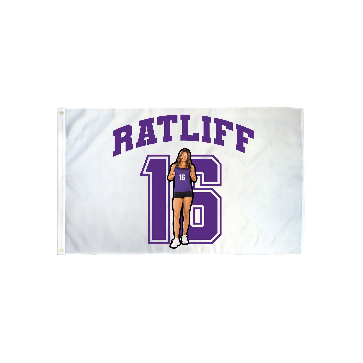 3x5 Flag — Number in Classic
