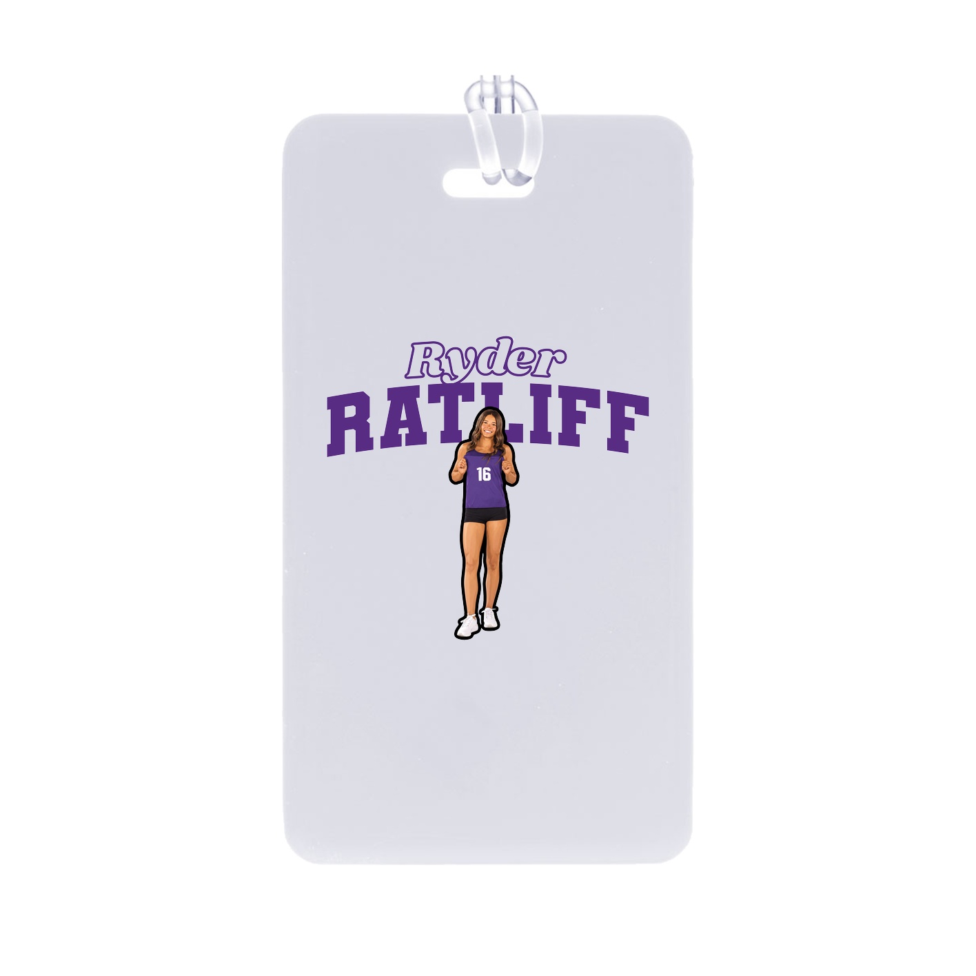 Bag Tag — Name Arch in Classic