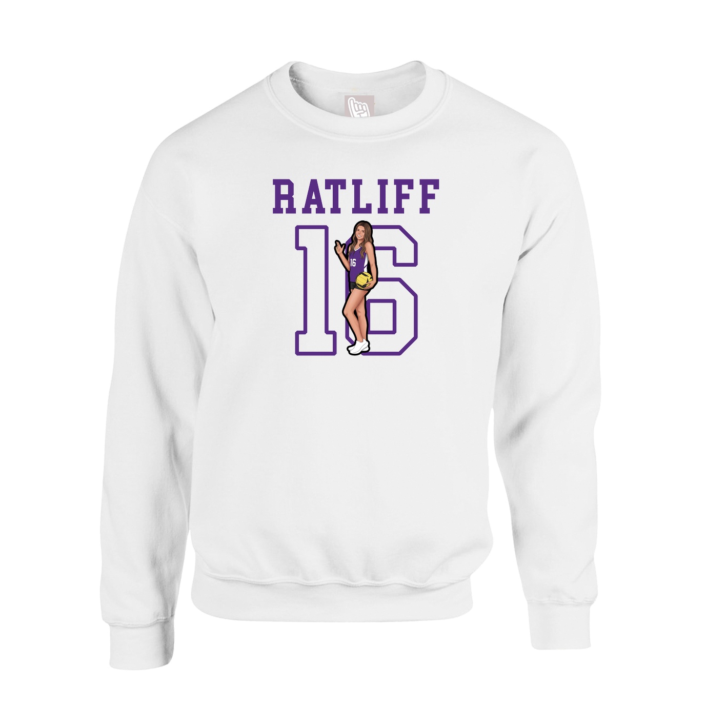 Fleece Crew — Shirsey in White