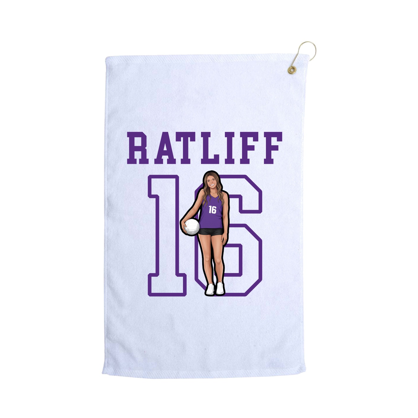 Golf Towel — Shirsey in White