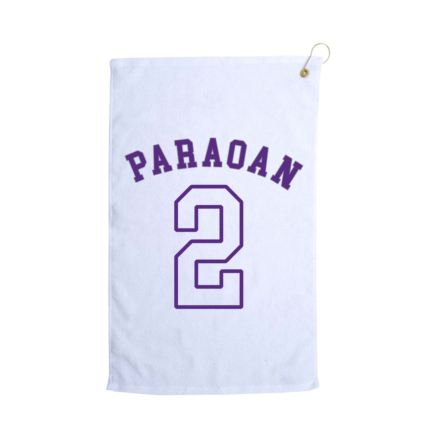 Golf Towel — Shirsey Arch in White