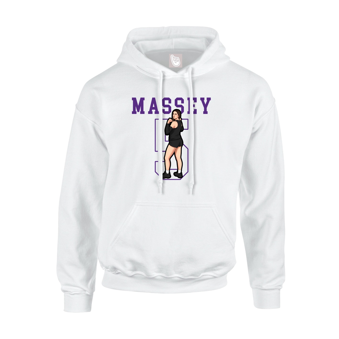 Hoodie — Shirsey in White