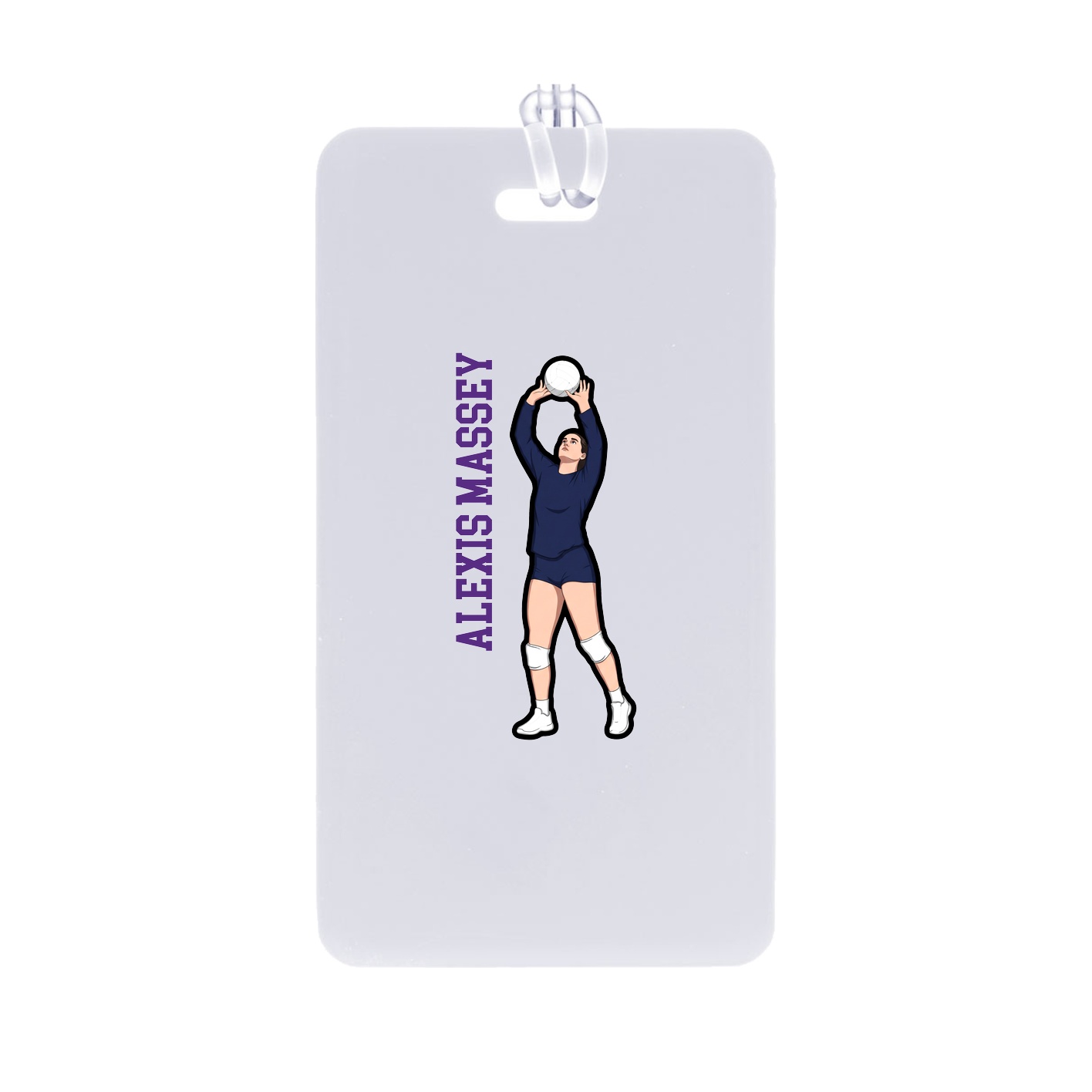 Bag Tag — Name Vertical in Classic