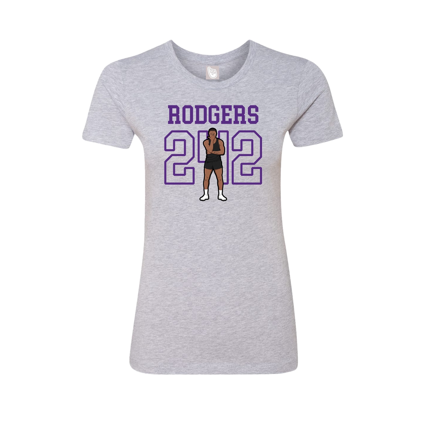 Fitted Women's Tee — Shirsey in Grey