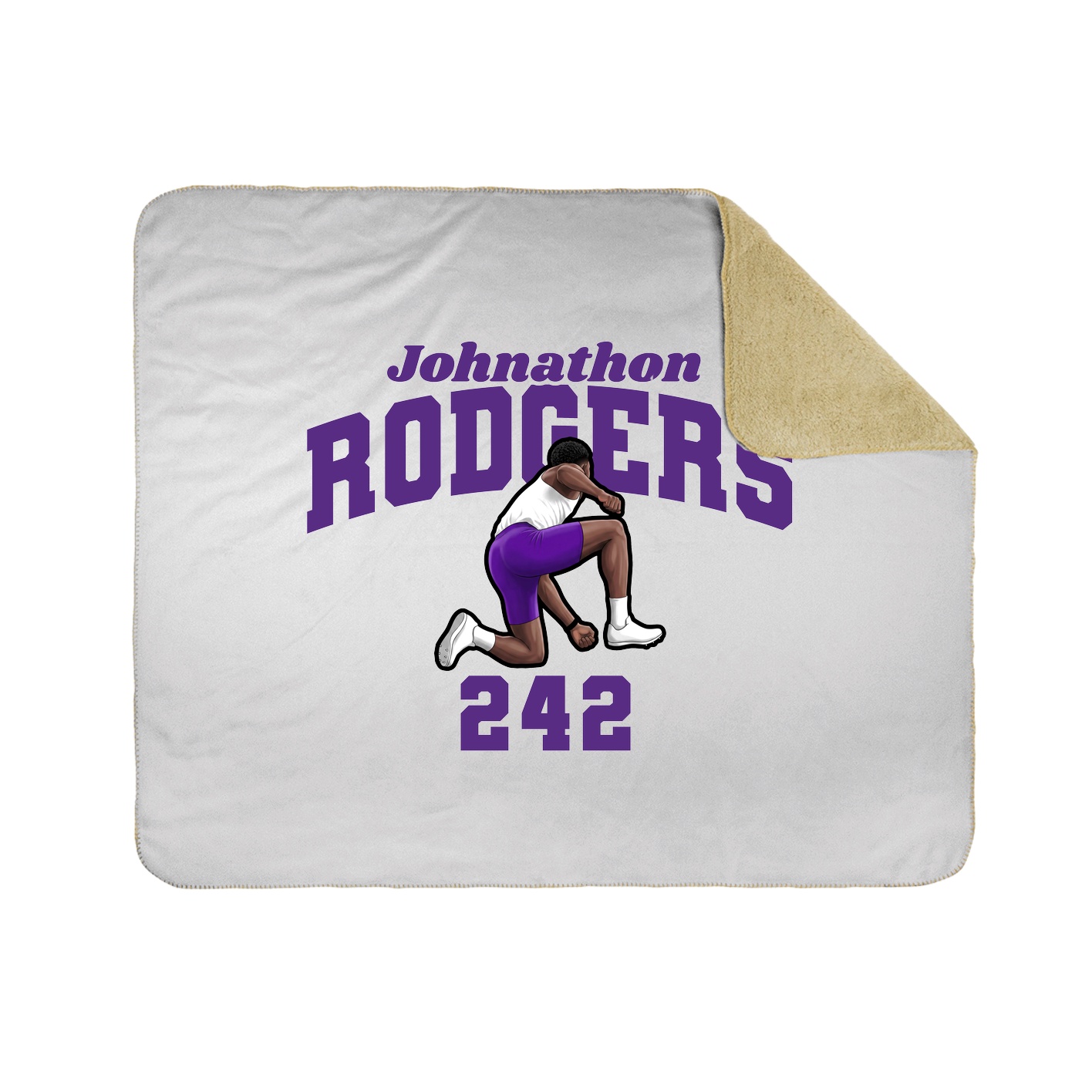 Throw Blanket — Signature Arch in White
