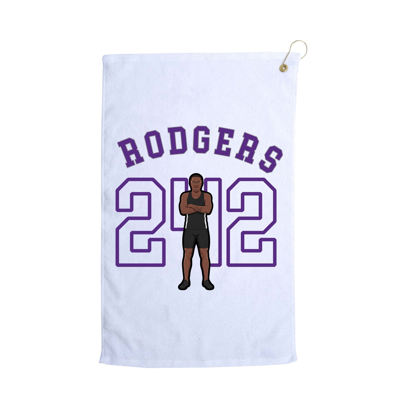 Golf Towel — Shirsey Arch in White