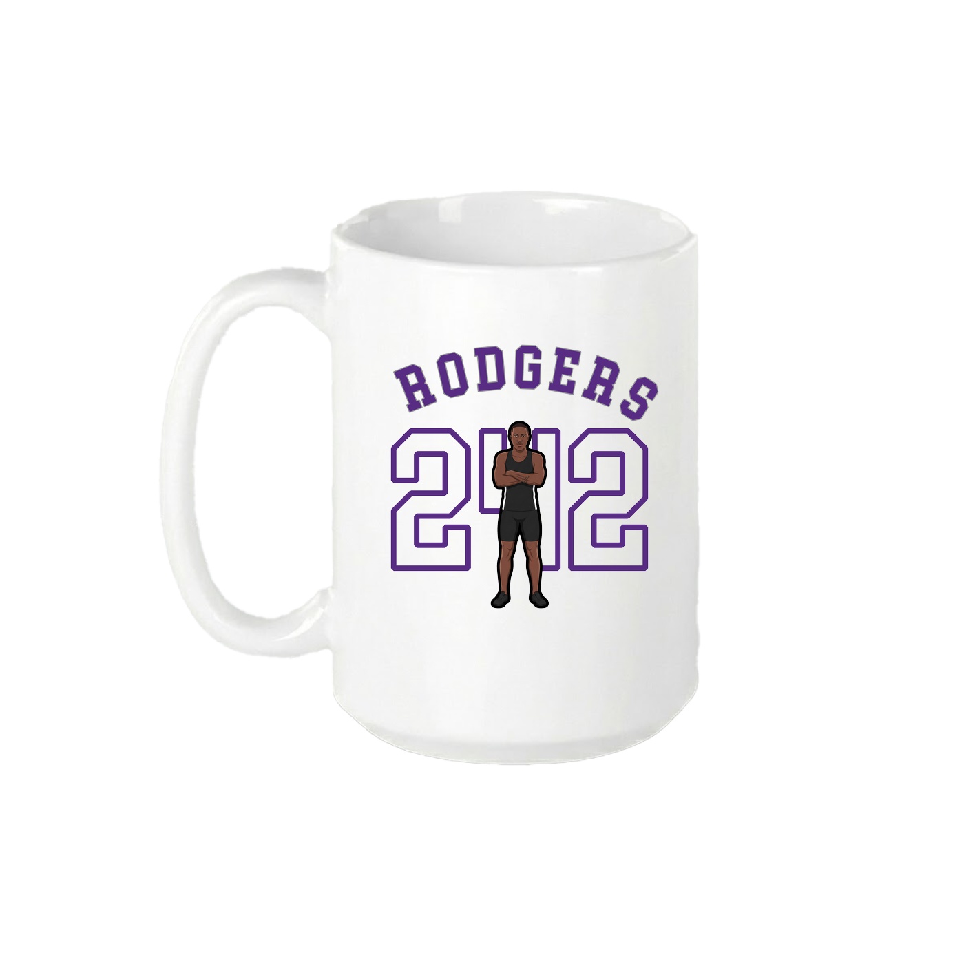 15oz Coffee Mug — Shirsey Arch in White