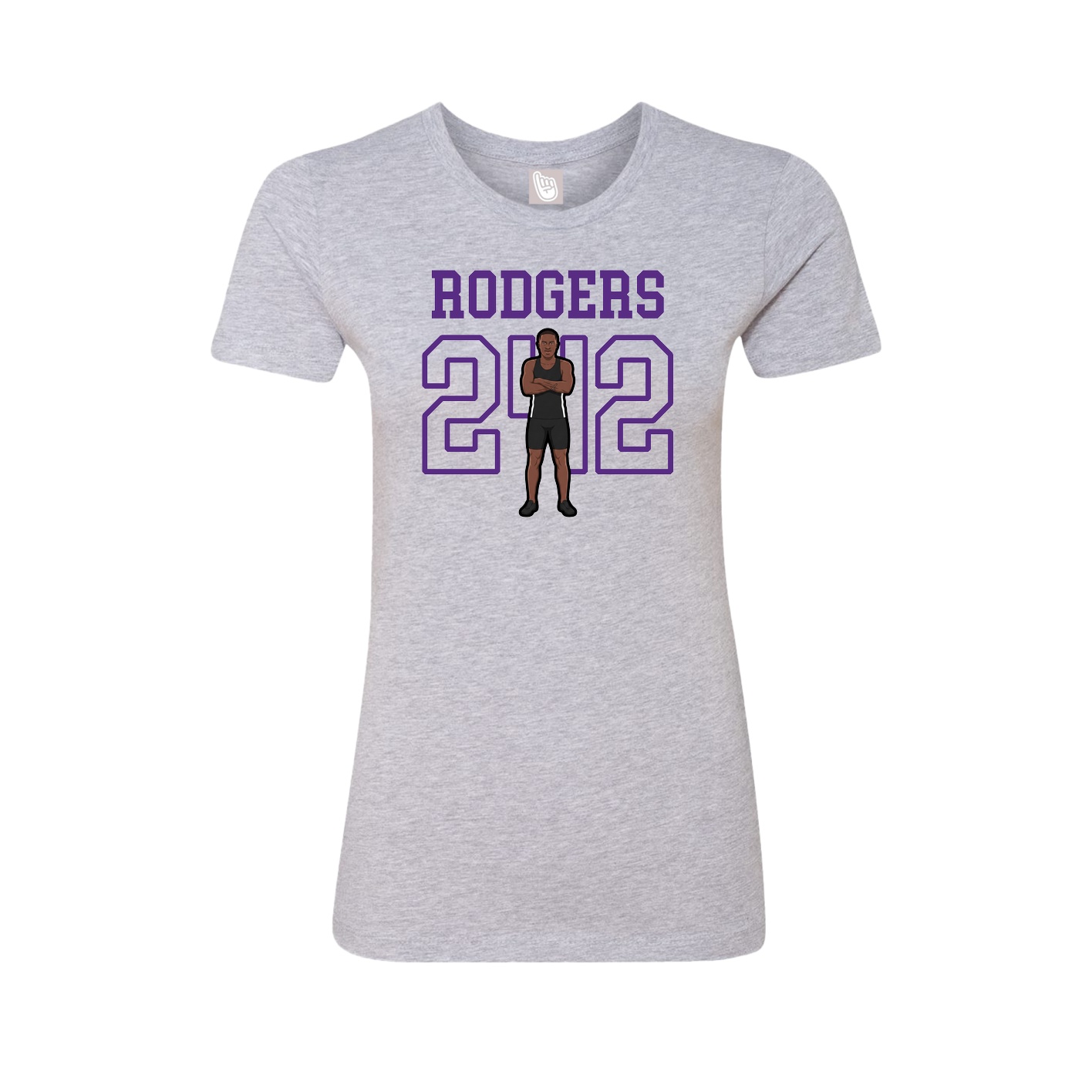 Fitted Women's Tee — Shirsey in Grey