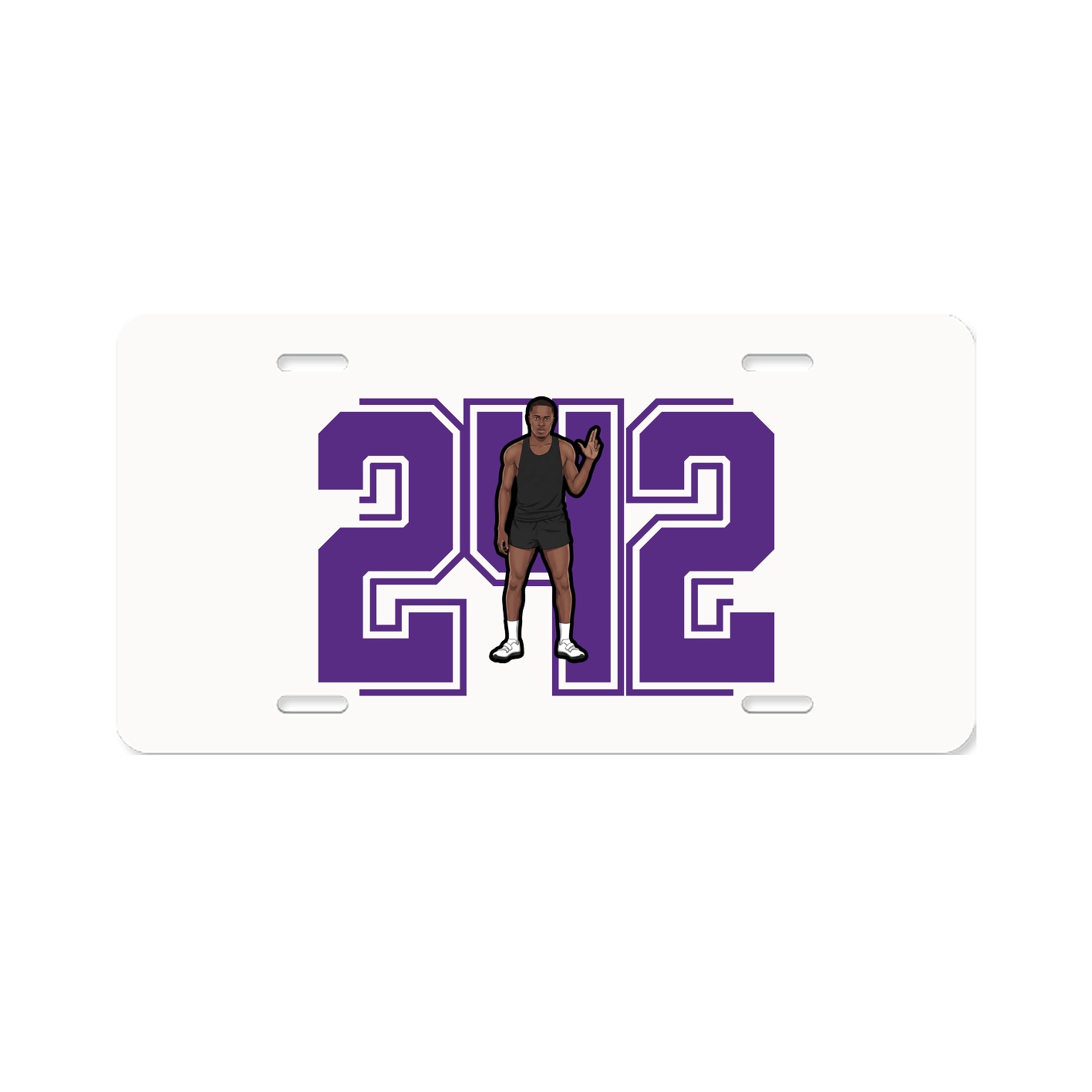 License Plate — Number in Classic