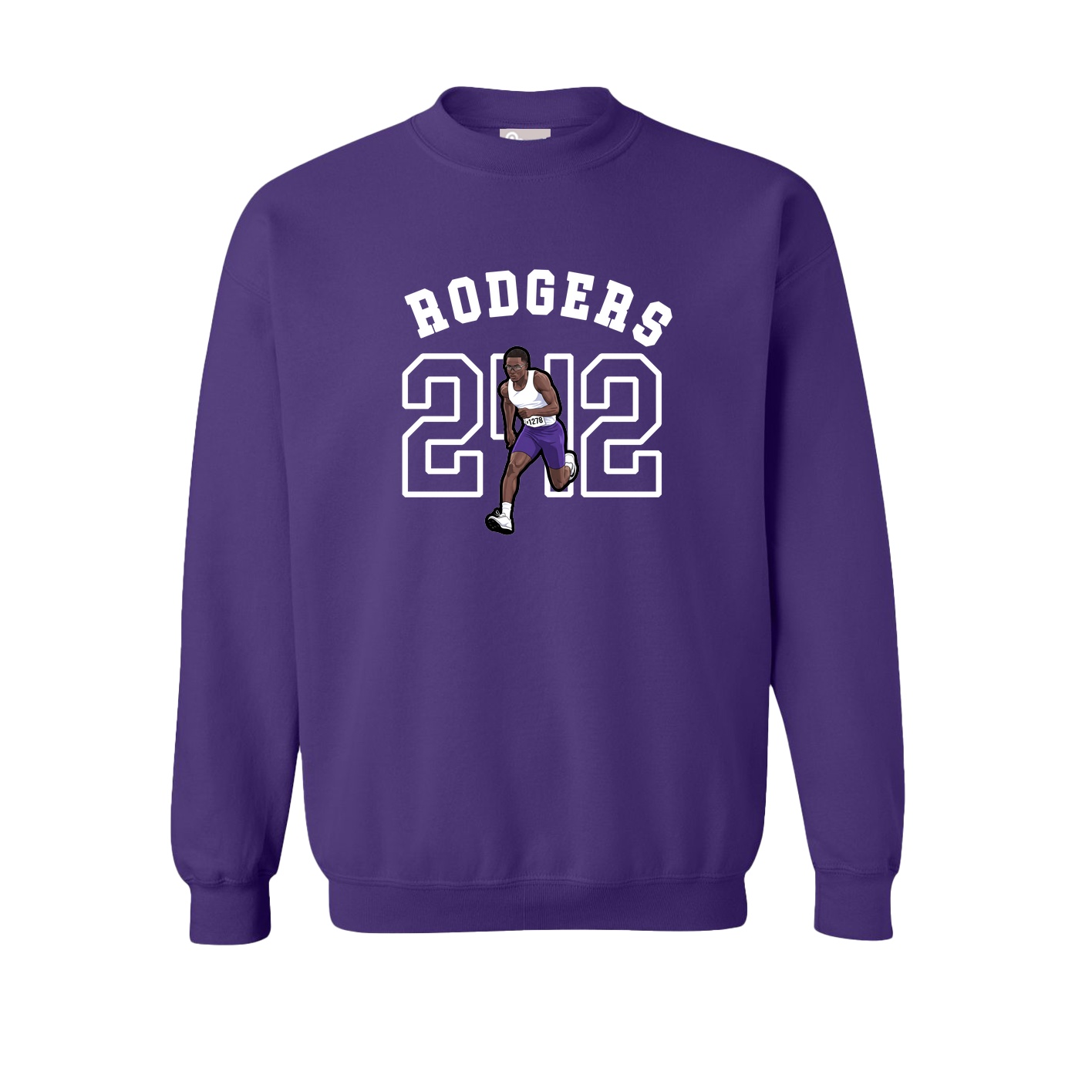 Fleece Crew — Shirsey Arch in Purple