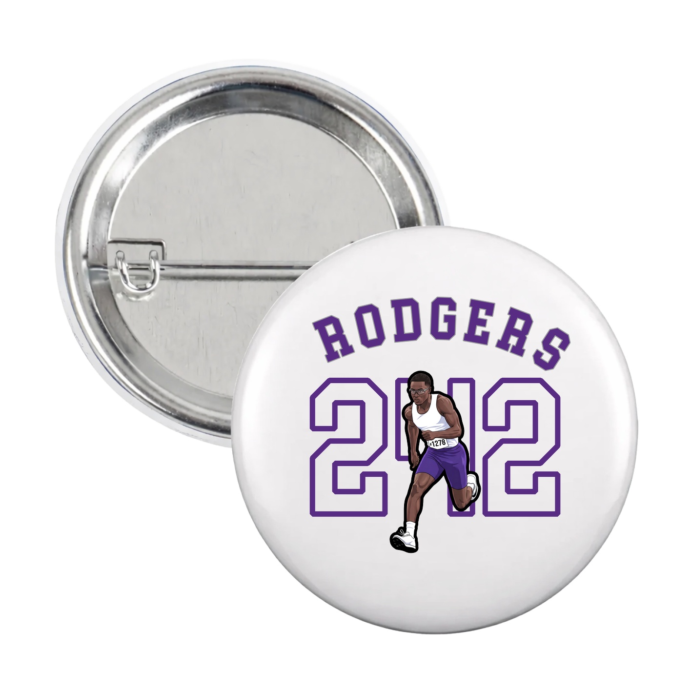 Game Day Button — Shirsey Arch in White