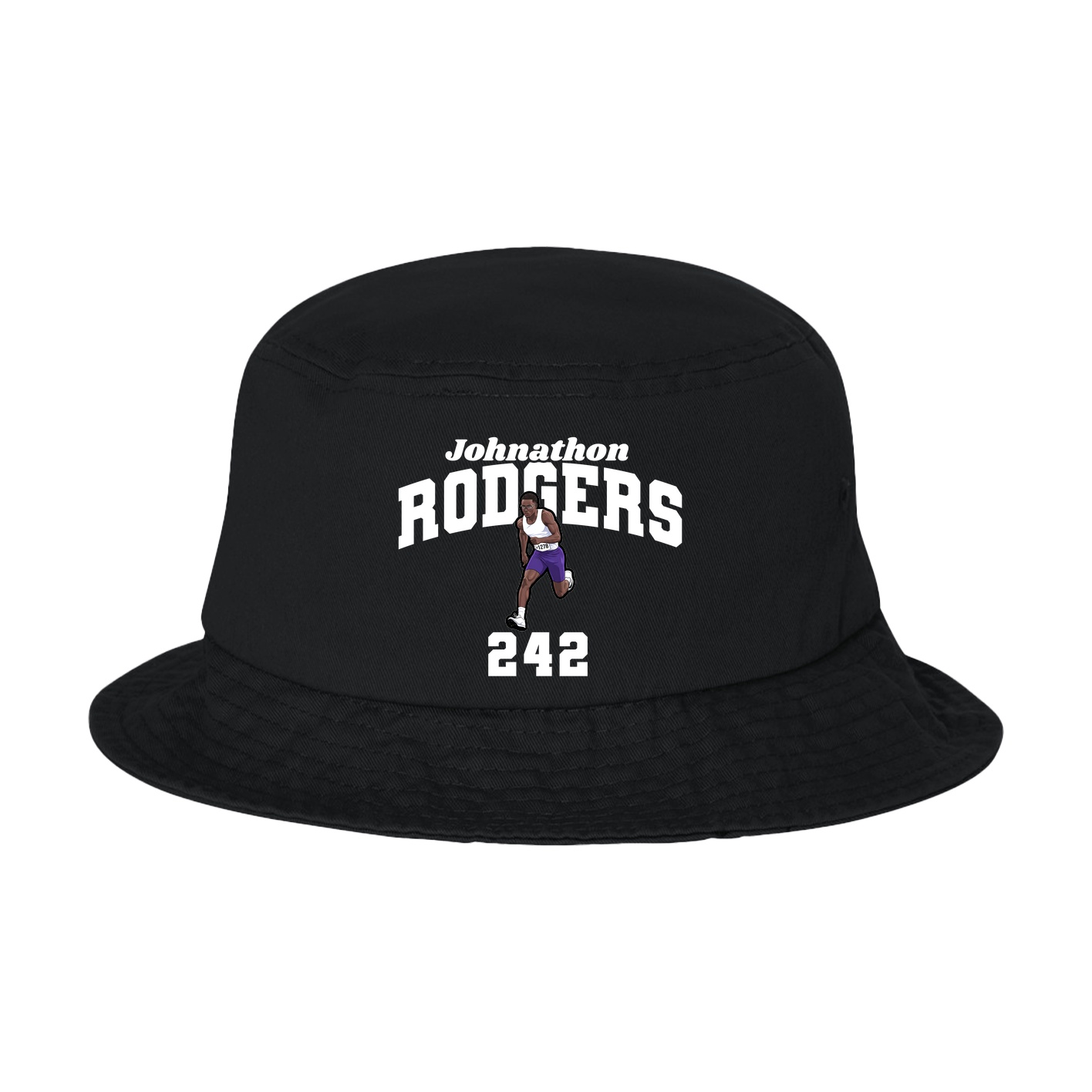 Bucket Cap — Signature Arch in Black