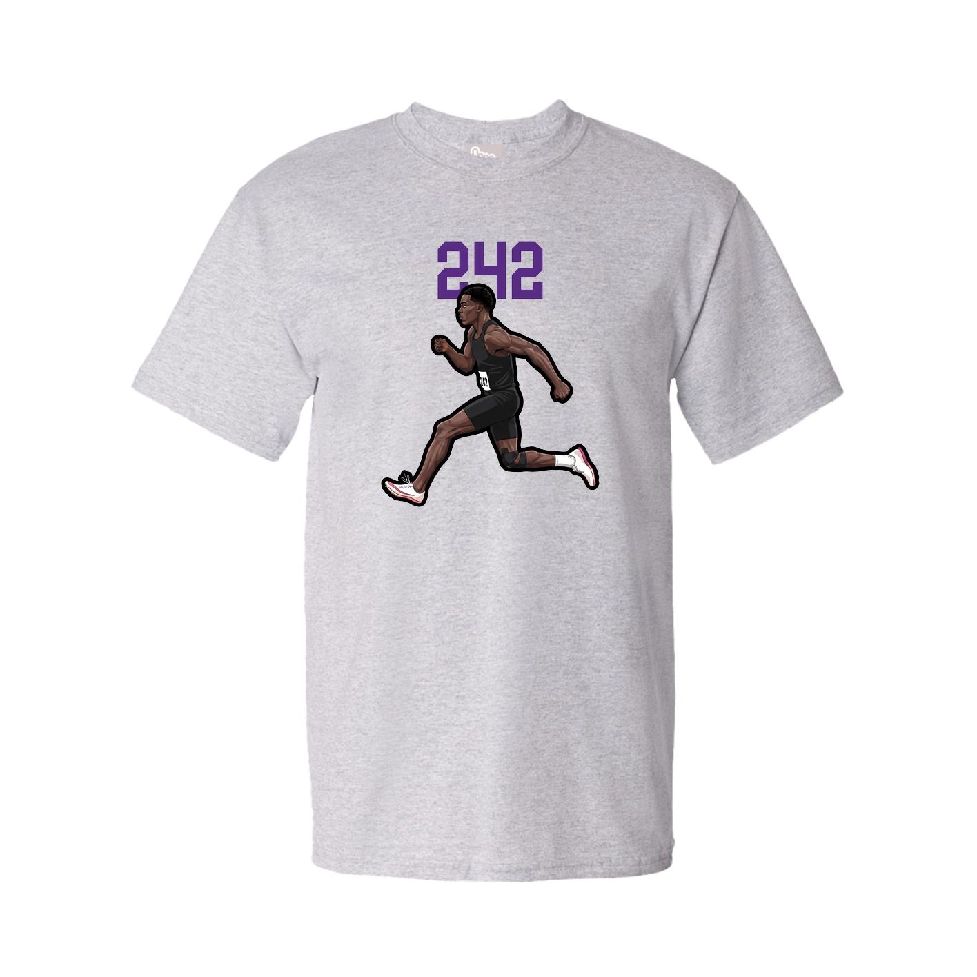 Tee — Number Top in Grey