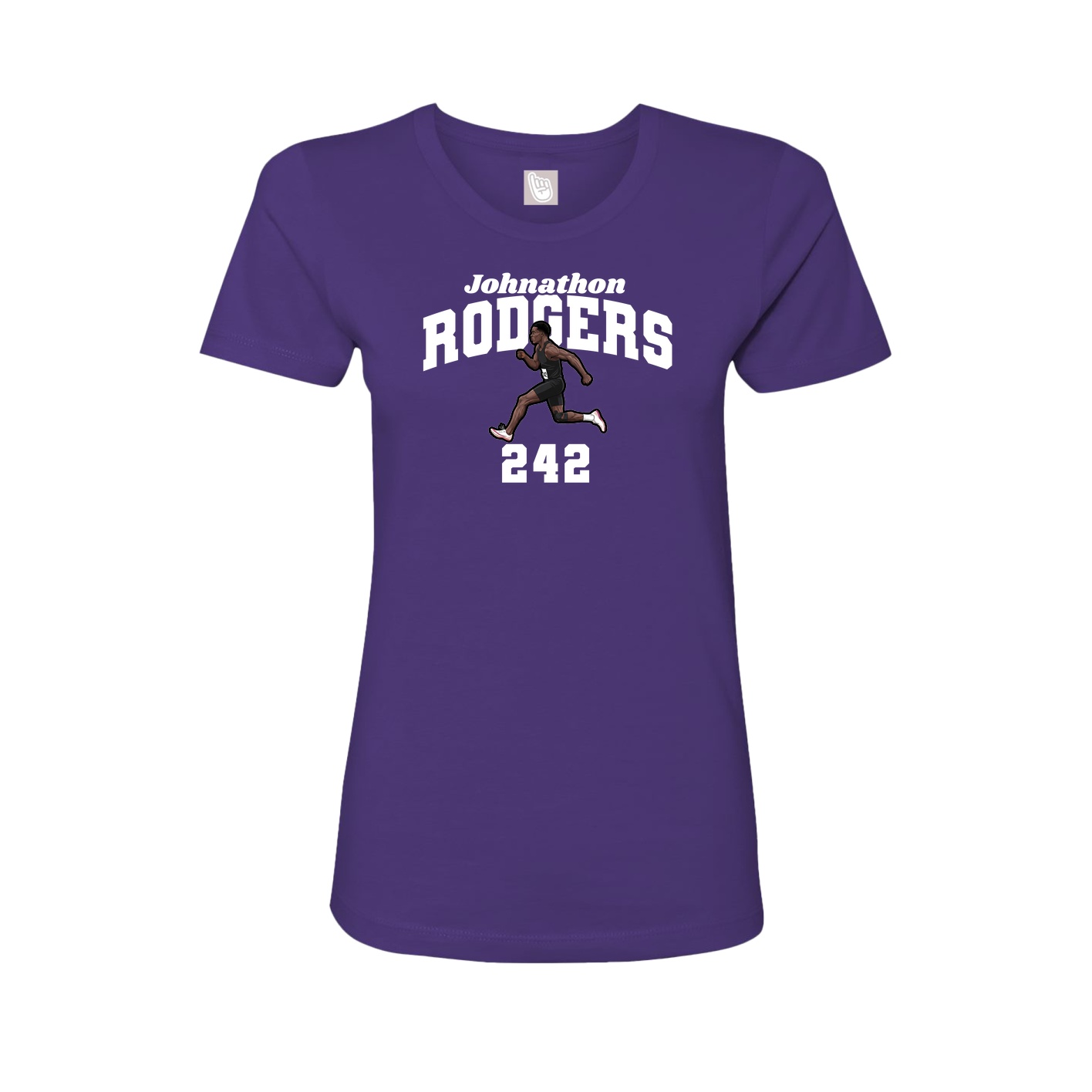 Womens Tee — Signature Arch in Purple