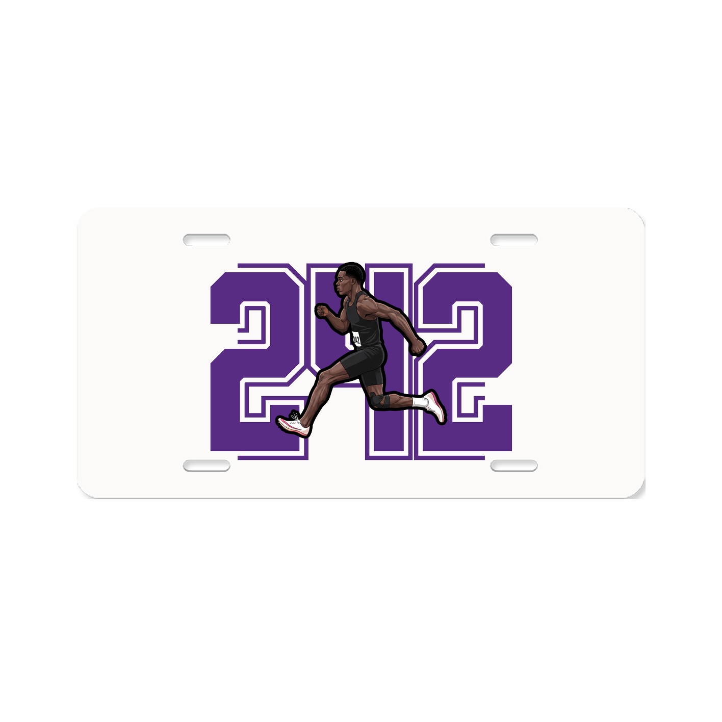 License Plate — Number in Classic