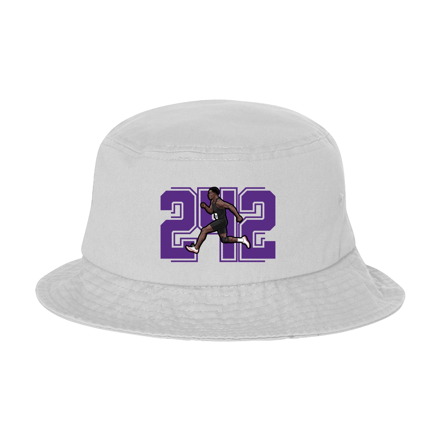 Bucket Cap — Number in White