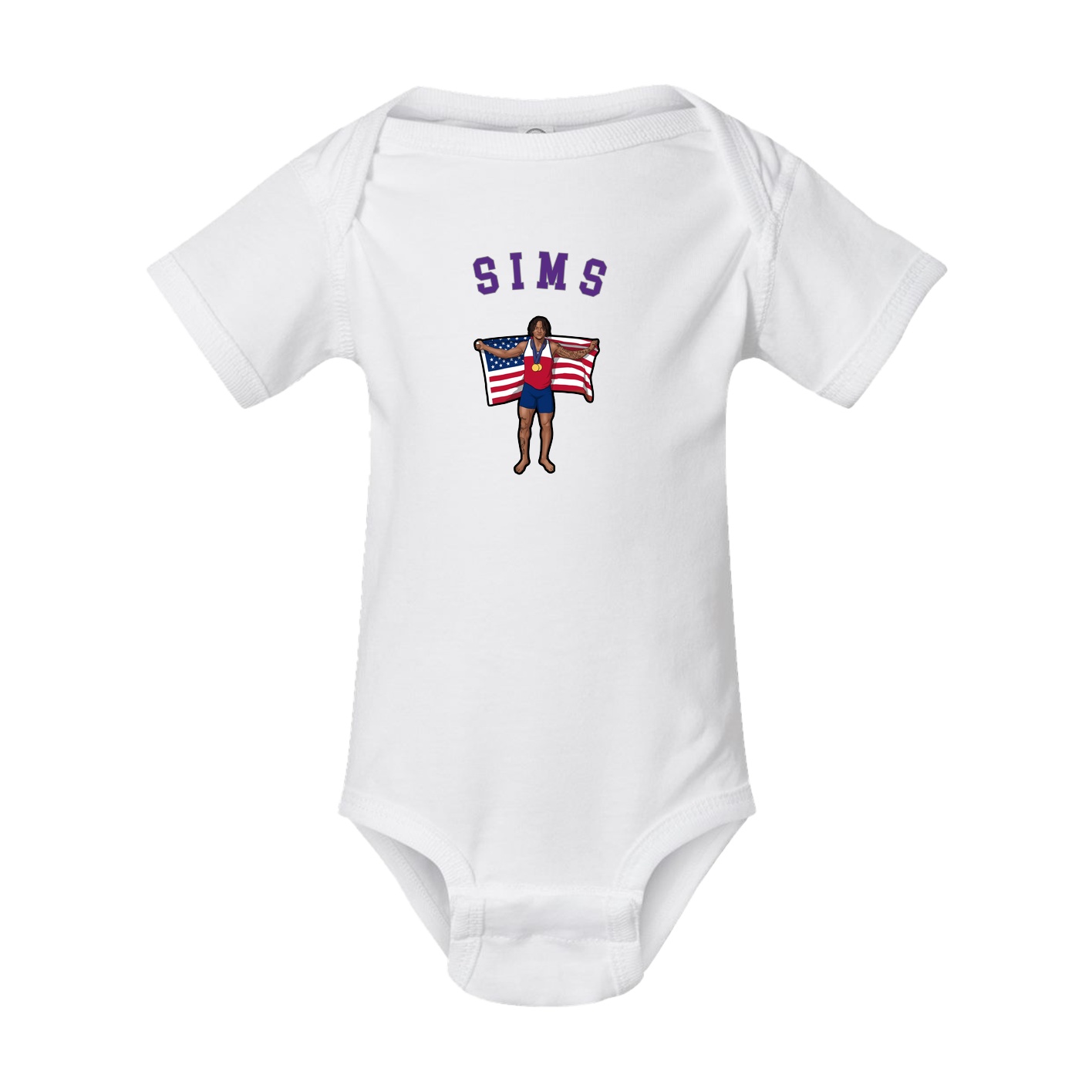 Baby Onesie — Shirsey Arch in White