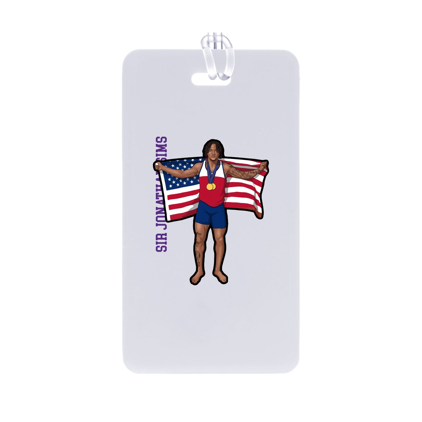 Bag Tag — Name Vertical in Classic