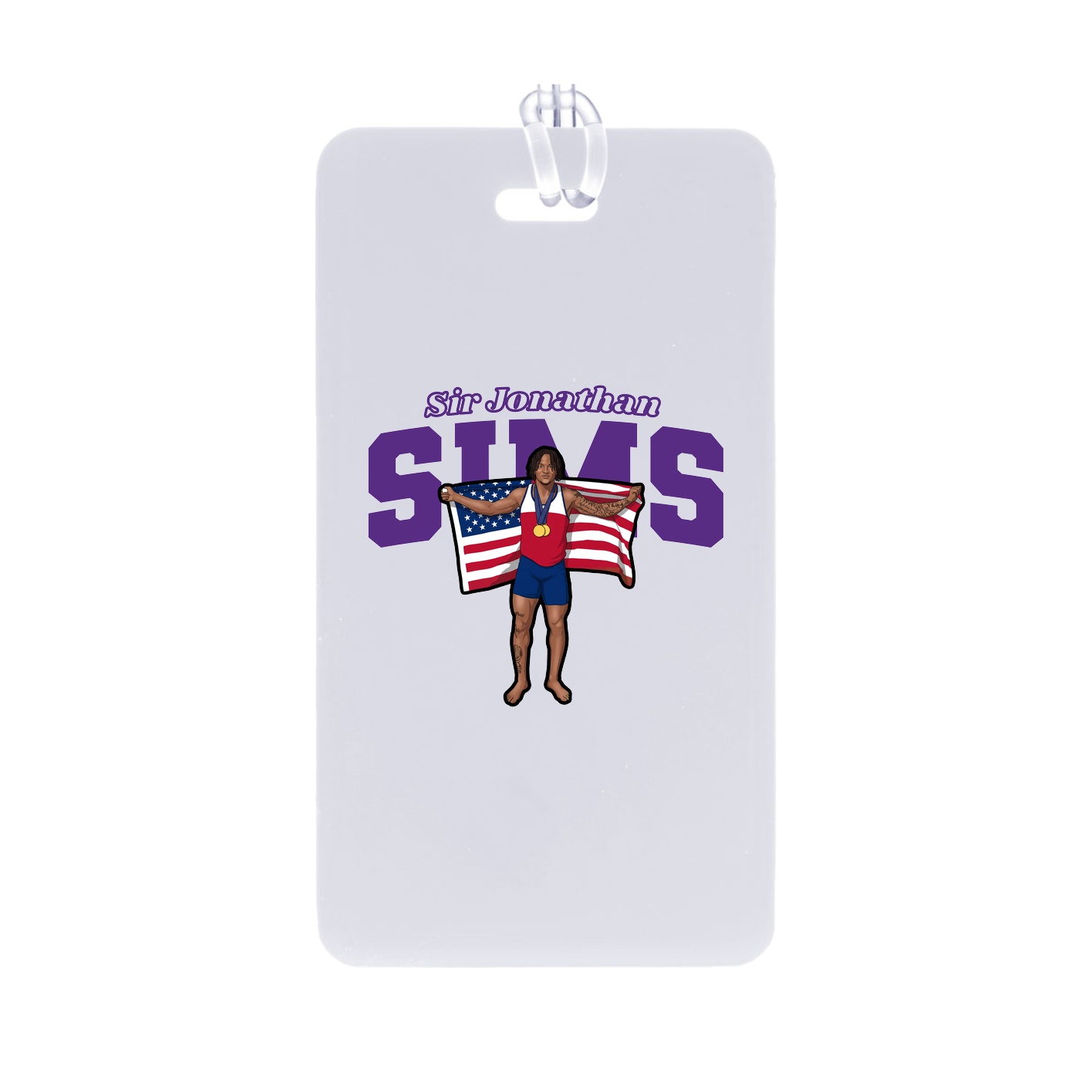 Bag Tag — Name Arch in Classic