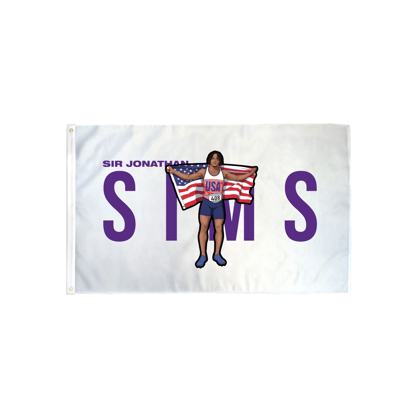 3x5 Flag — Player Name in Classic