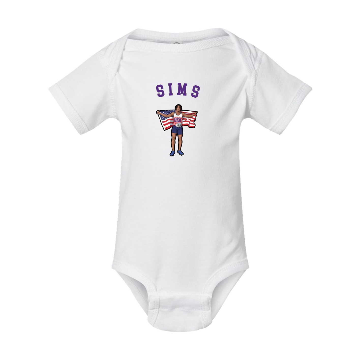 Baby Onesie — Shirsey Arch in White
