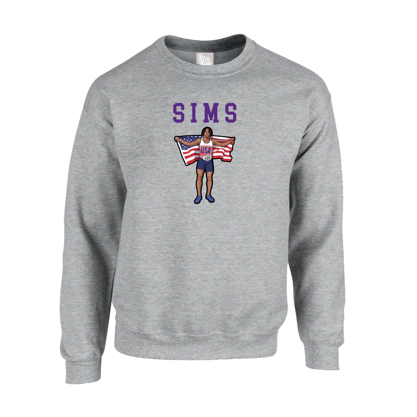 Fleece Crew — Shirsey in Grey