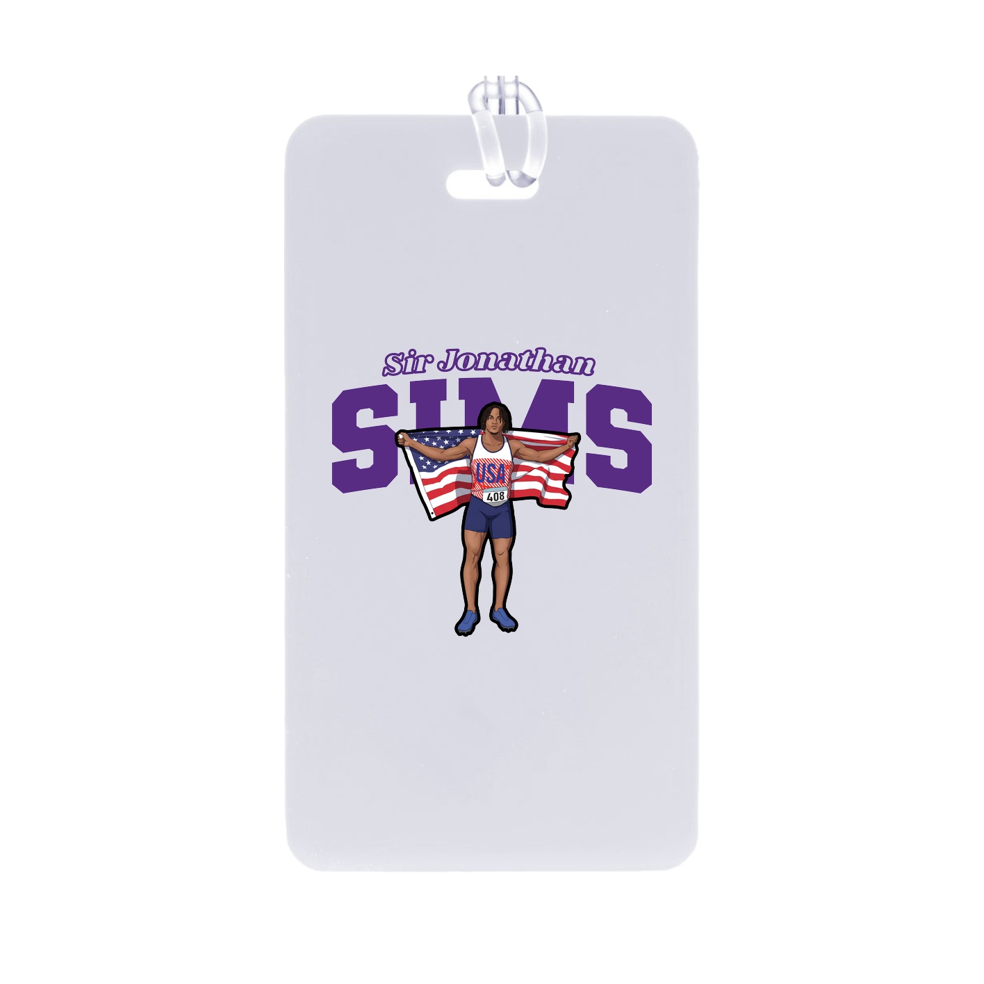 Bag Tag — Name Arch in Classic