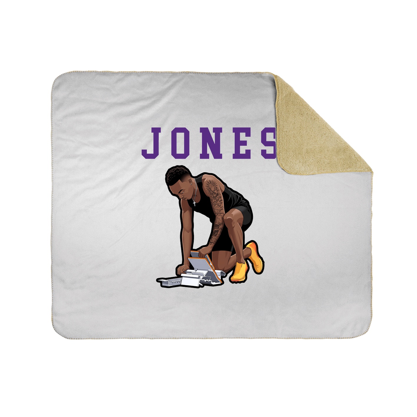 Throw Blanket — Shirsey in White