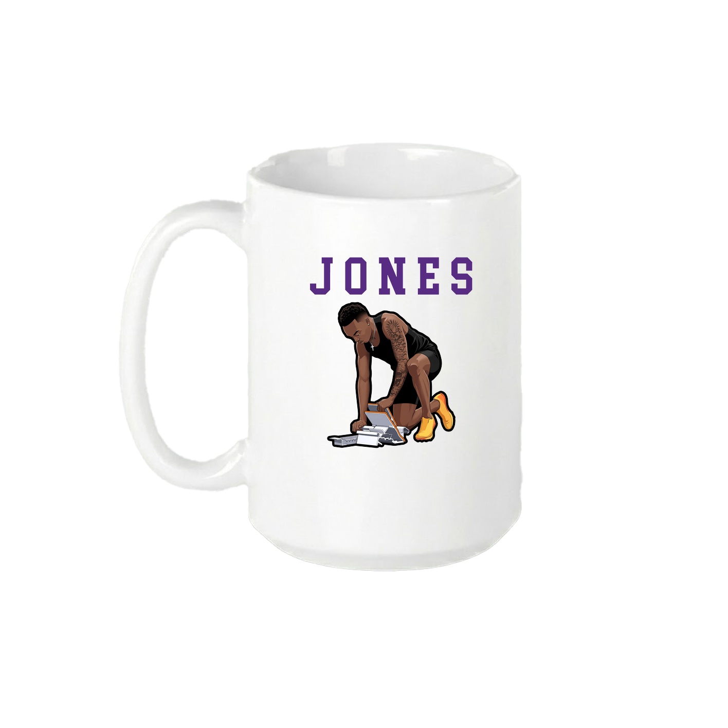 15oz Coffee Mug — Shirsey in White