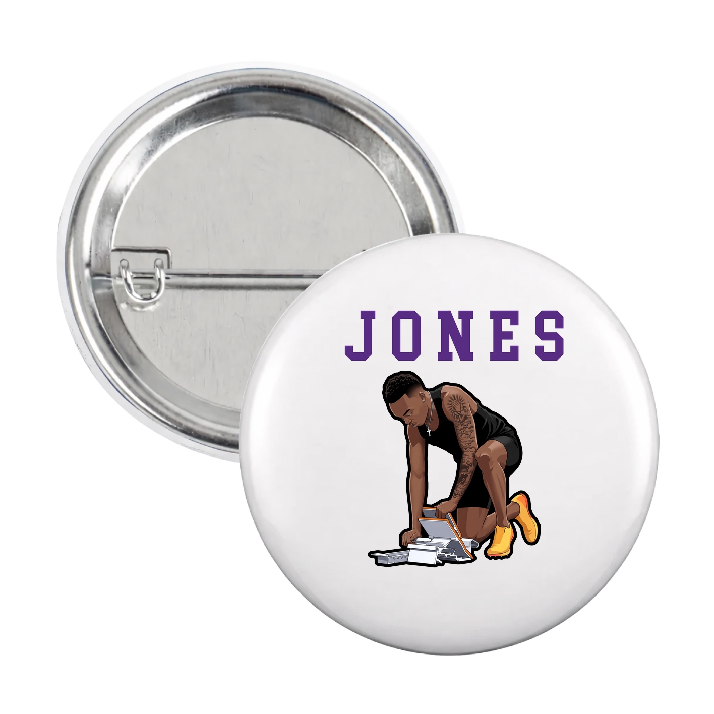Game Day Button — Shirsey in White