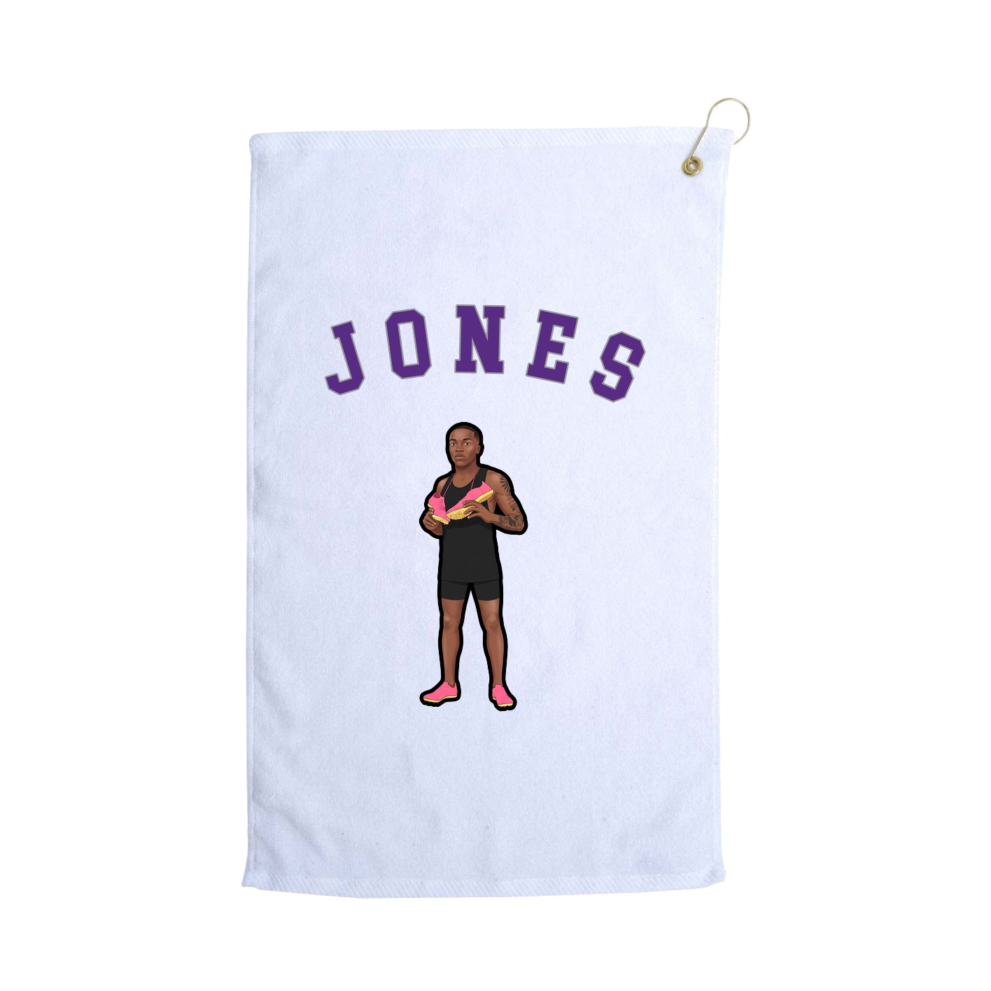 Golf Towel — Shirsey Arch in White