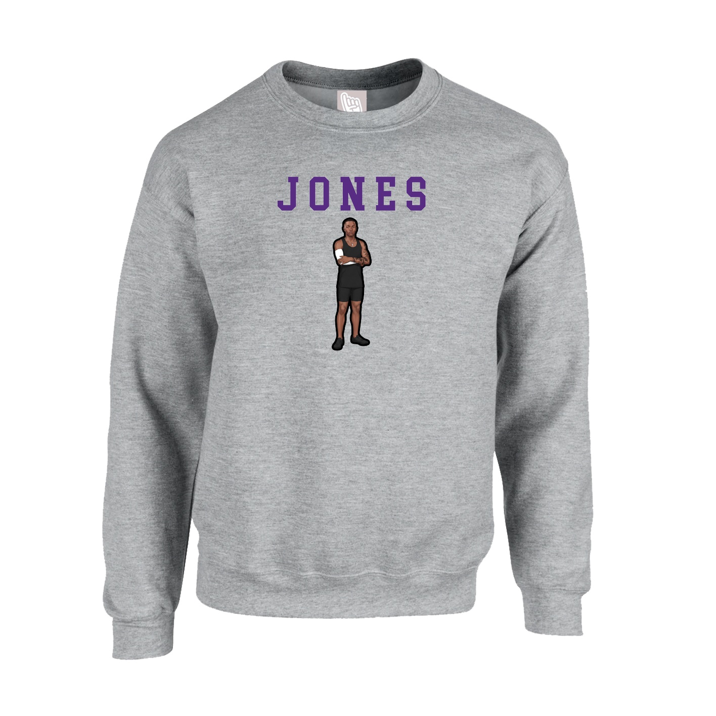 Fleece Crew — Shirsey in Grey