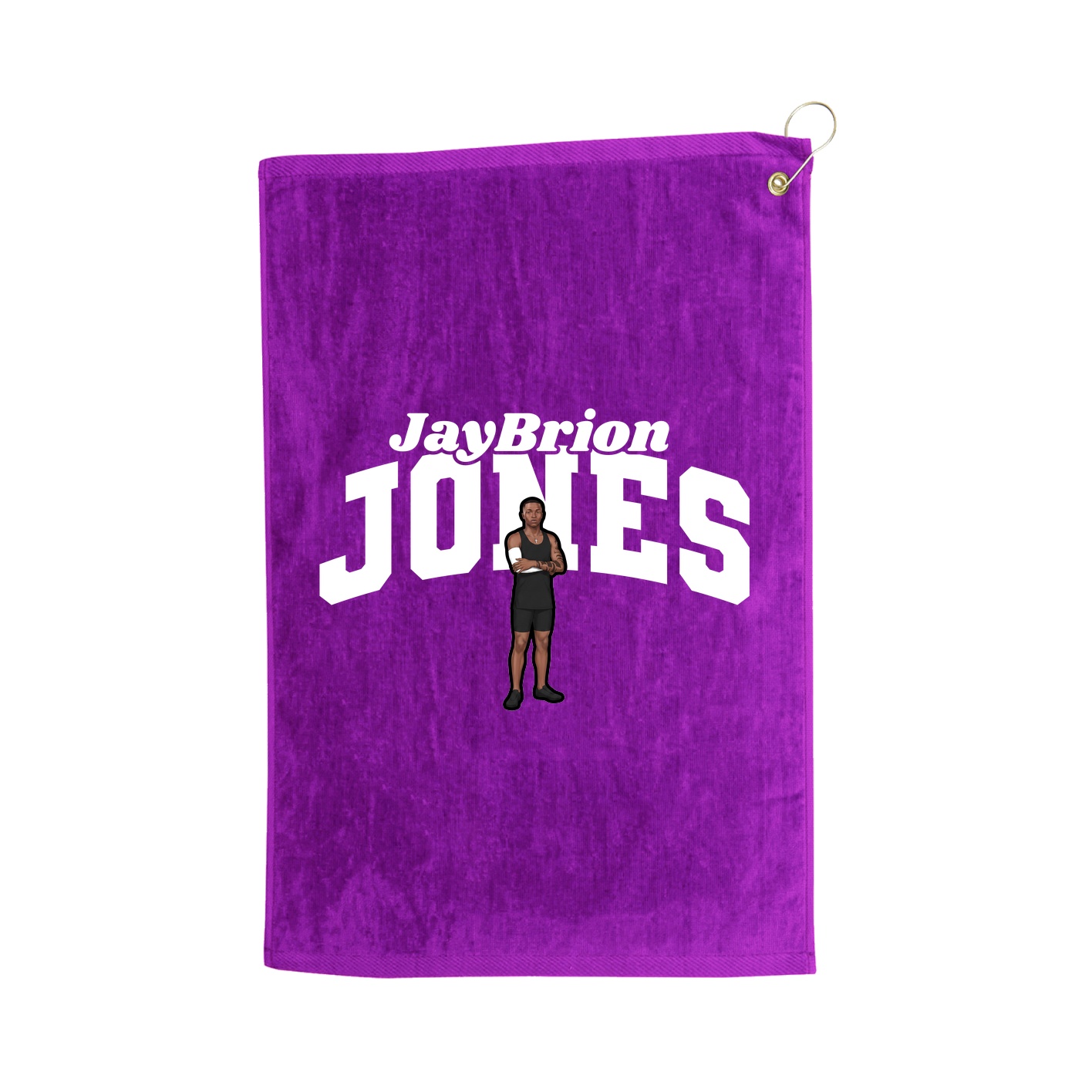 Golf Towel — Signature Arch in Purple