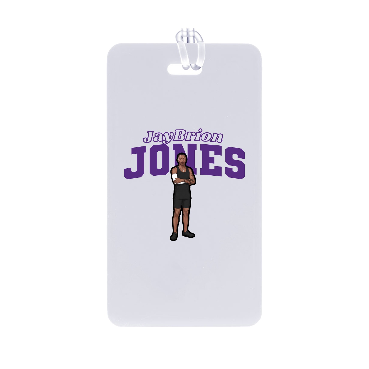 Bag Tag — Name Arch in Classic
