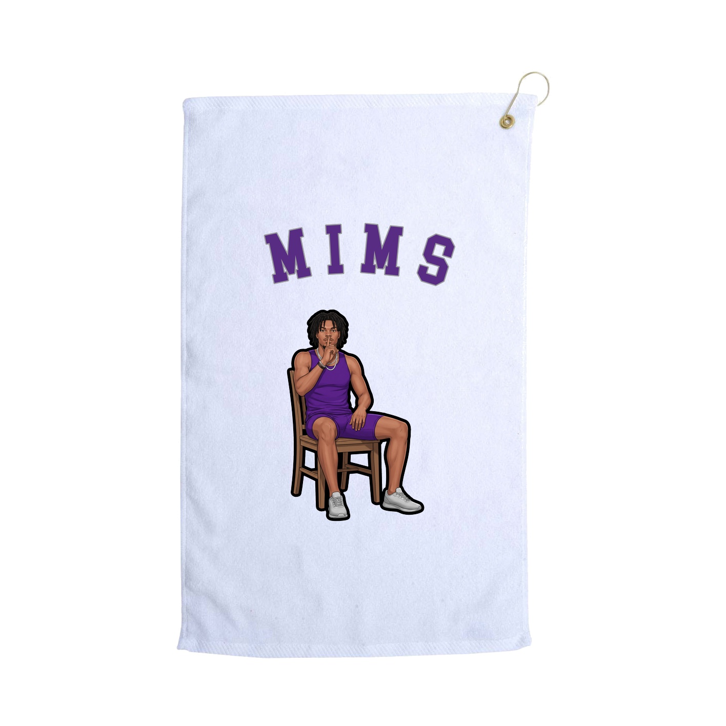 Golf Towel — Shirsey Arch in White
