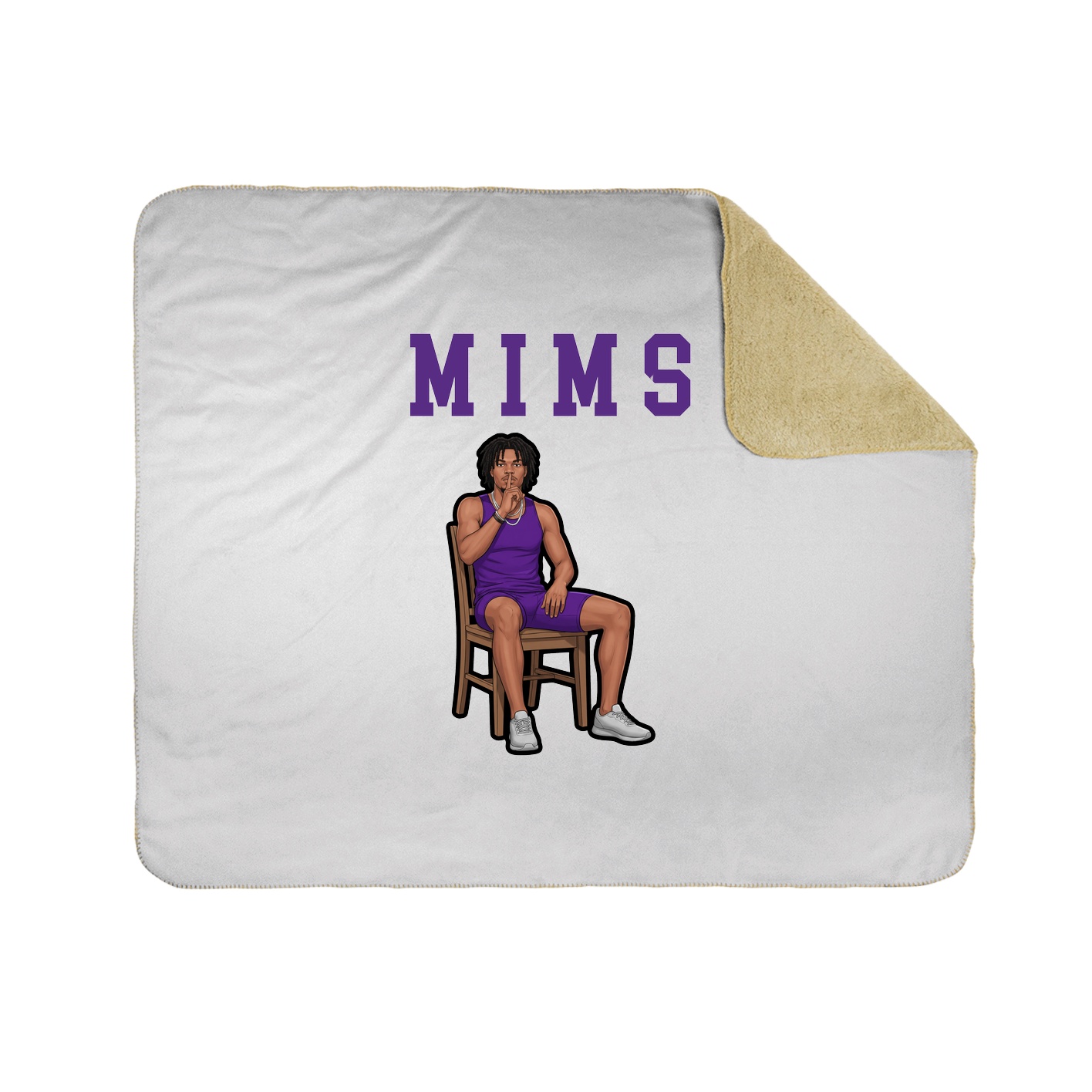 Throw Blanket — Shirsey in White
