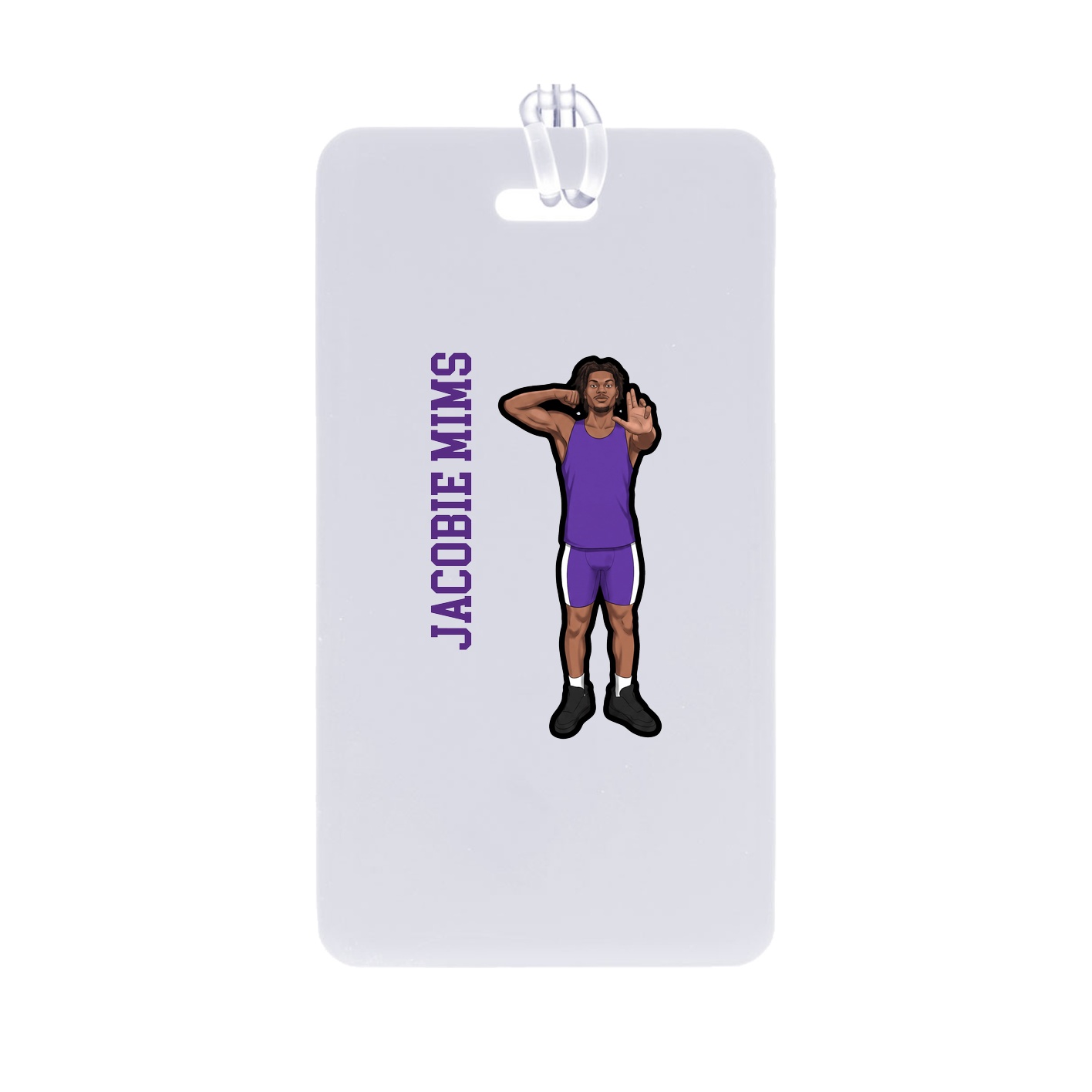Bag Tag — Name Vertical in Classic