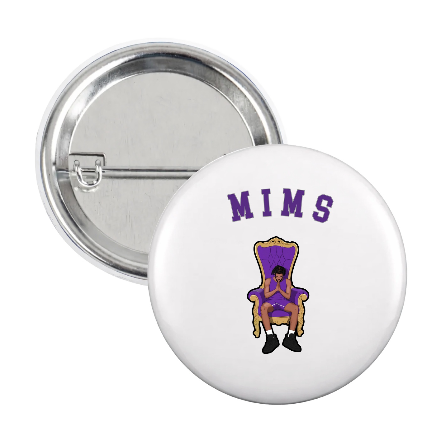 Game Day Button — Shirsey Arch in White