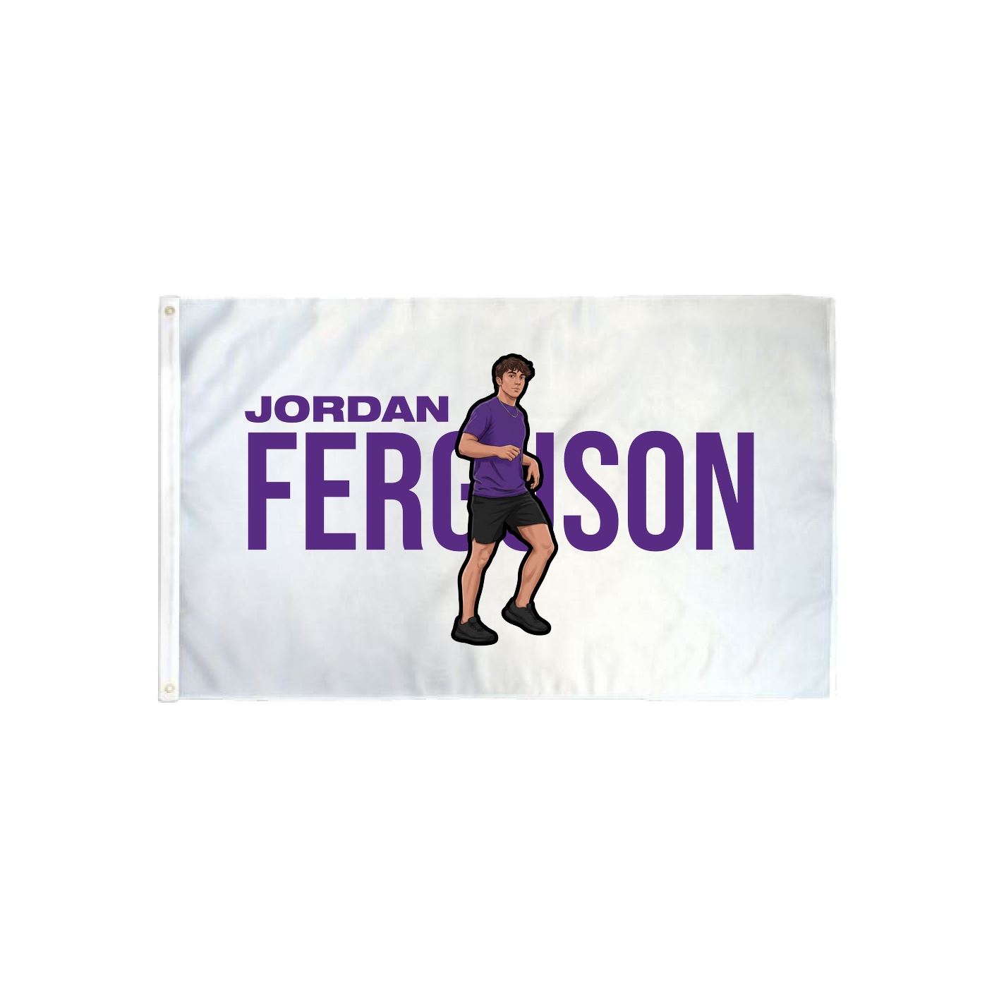 3x5 Flag — Player Name in Classic