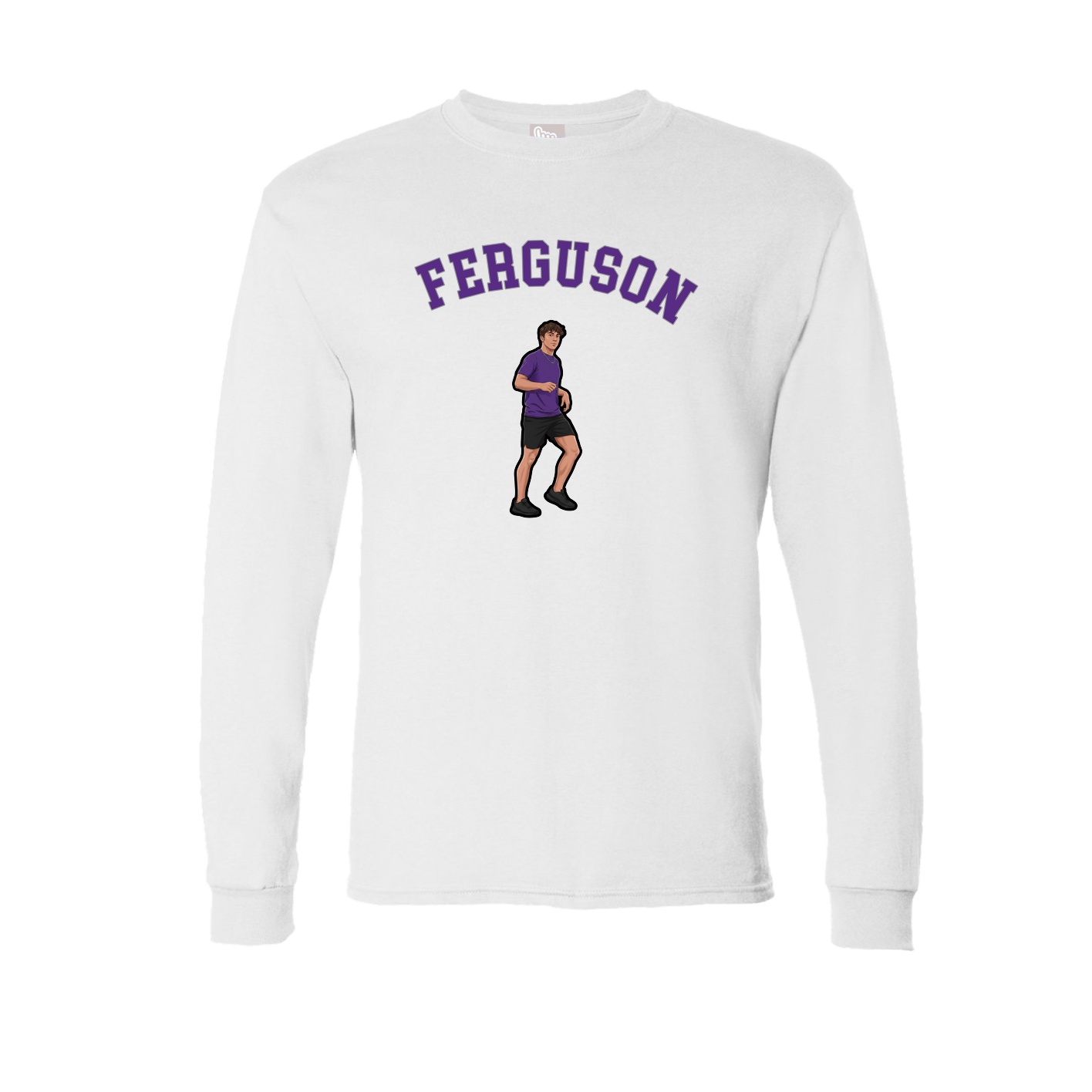 Long Sleeve Tee — Shirsey Arch in White