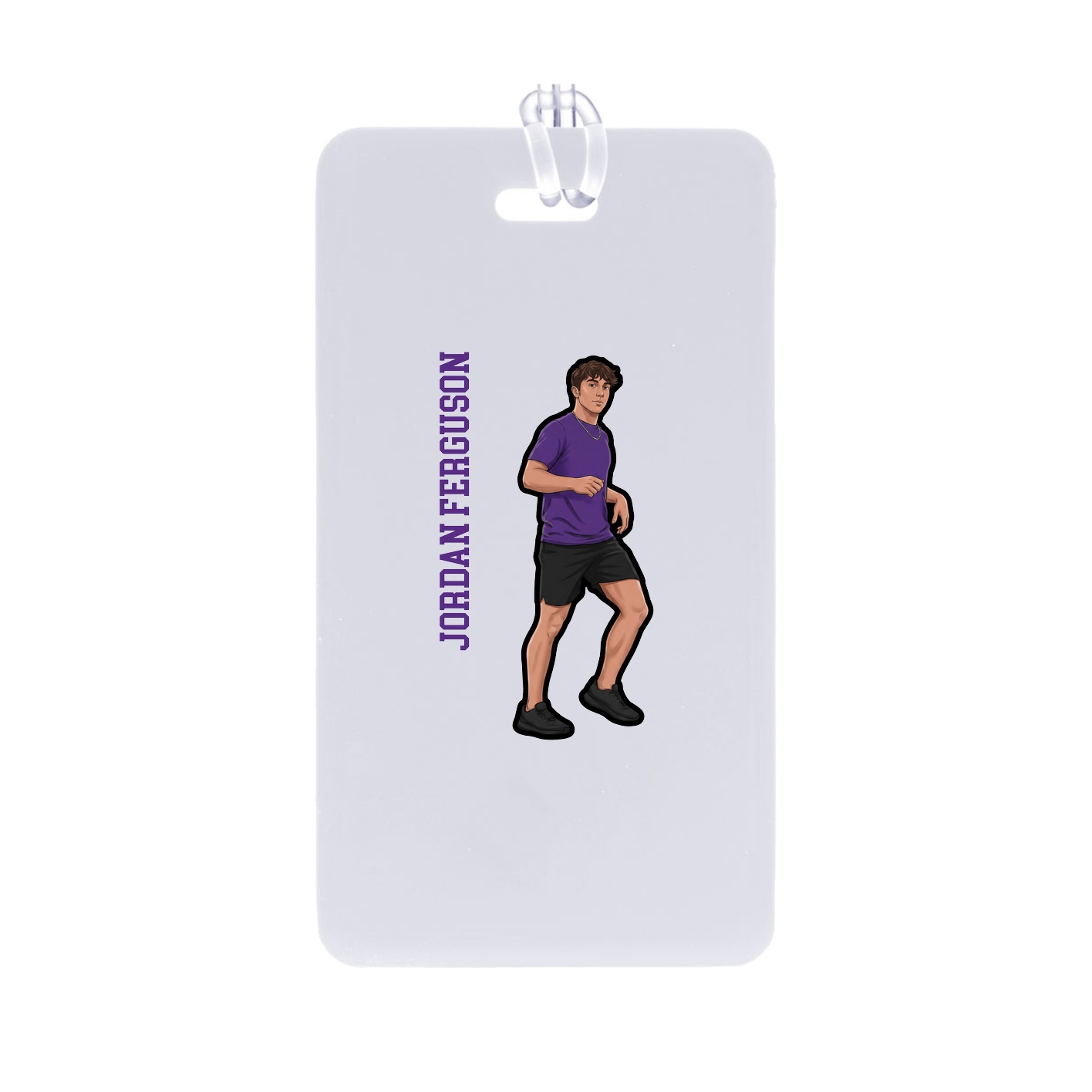 Bag Tag — Name Vertical in Classic